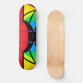 Regenboogfeesten 2 persoonlijk skateboard (Voorkant)