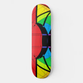 Regenboogfeesten 2 persoonlijk skateboard (Voorkant)