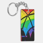 Regenboogfeesten 2 sleutelhanger (Voorkant Links)