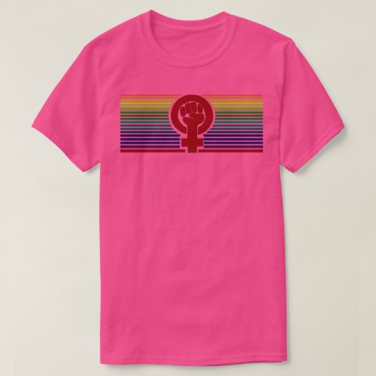 Regenboogfeminist T-shirt (Design voorkant)