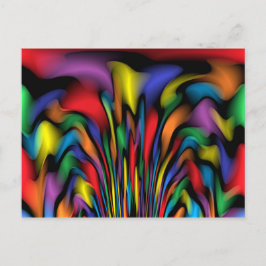 Regenboogfonteinansichtkaart Briefkaart