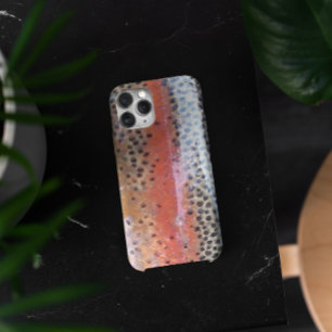 Regenboogforel Abstract huidpatroon iPhone 15 Pro Case