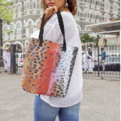 Regenboogforel Abstract huidpatroon Tote Bag