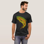Regenboogforel Aspenblad 1 T-shirt (Voorkant volledig)