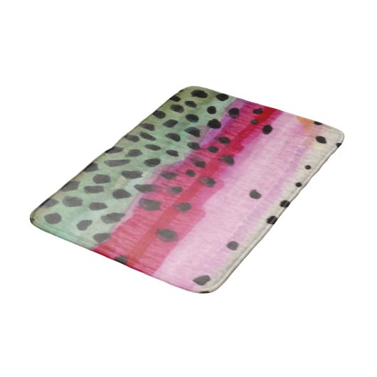 Regenboogforel Badmat (Gekanteld)
