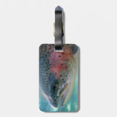  regenboogforel Bagagelabel (Achterkant verticaal)