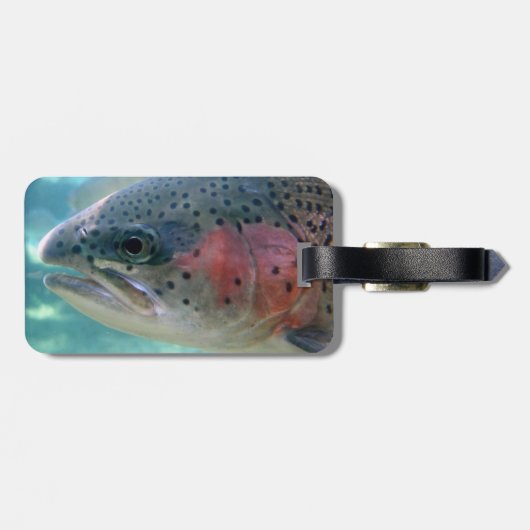  regenboogforel Bagagelabel (Achterkant horizontaal)