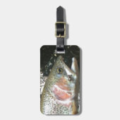 Regenboogforel Bagagelabel (Voorkant verticaal)