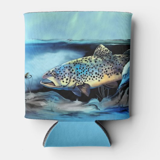 Regenboogforel Blikjeskoeler (Voorkant)