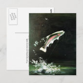 Regenboogforel Briefkaart (Voorkant / Achterkant)