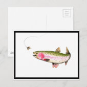 Regenboogforel Briefkaart (Voorkant / Achterkant)