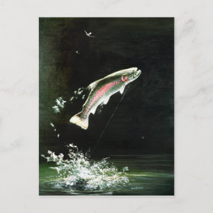 regenboogforel briefkaart