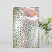 Regenboogforel Briefpapier (Staand voorkant)