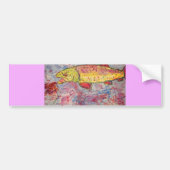 Regenboogforel Bumpersticker (Voorkant)