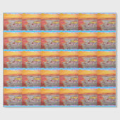 regenboogforel cadeaupapier (Vlak)