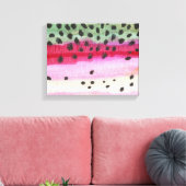 Regenboogforel Canvas Afdruk (Insitu (Woonkamer))
