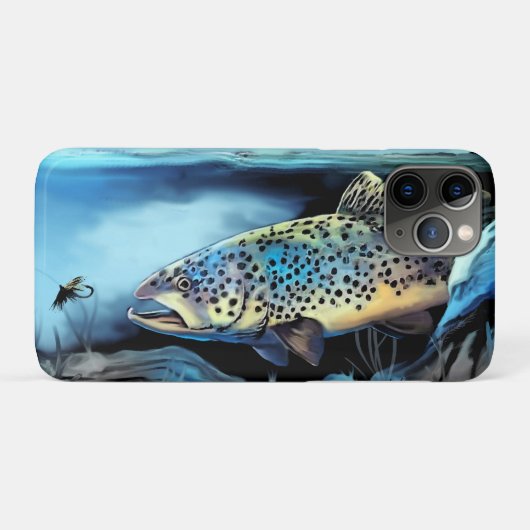 Regenboogforel Case-Mate iPhone Case (Achterkant (horizontaal))