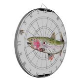 Regenboogforel Dartbord (Voorkant Links)
