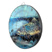 Regenboogforel Dartbord (Voorkant Rechts)