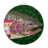 Regenboogforel Dartbord (Voorkant)