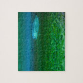 Regenboogforel die een vlieg achtervolgt legpuzzel (Verticaal)