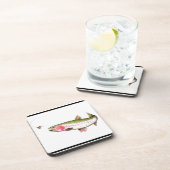 Regenboogforel Drankjes Onderzetter (Rechterzijde)