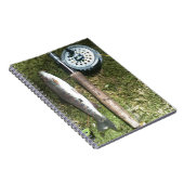 regenboogforel en vliegreel notitieboek (Rechterzijde)