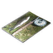 regenboogforel en vliegreel notitieboek (Linkerzijde)