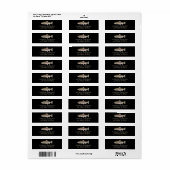 Regenboogforel - Fly Fisherm Retouradreslabel Etiket (Full Sheet)