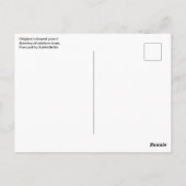 Regenboogforel Gekleurd Potlood en Citaat Briefkaa Briefkaart (Achterkant)