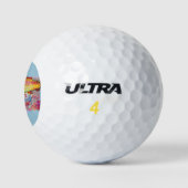 regenboogforel golfballen (Logo)