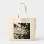Regenboogforel Grote Tote Bag (Voorkant)