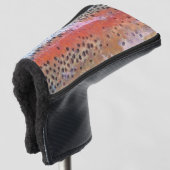 Regenboogforel huid Abstract patroonputter Golfheadcover (3/4 voorkant)