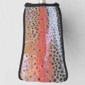 Regenboogforel huid Abstract patroonputter Golfheadcover (Draai 90)