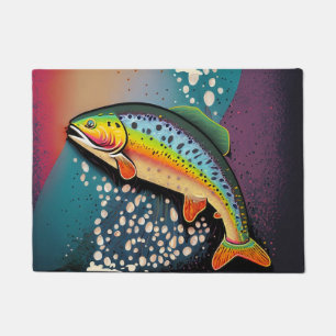 Regenboogforel Huisdecoratie Premium Deurmat