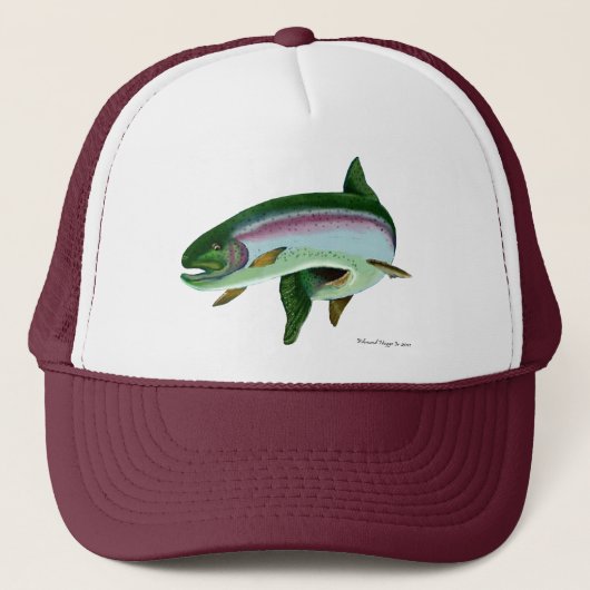 Regenboogforel II Trucker Pet (Voorkant)