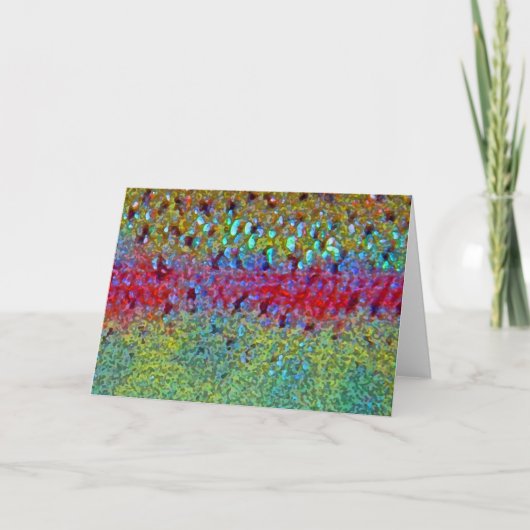 Regenboogforel - Kaart (Voorkant)