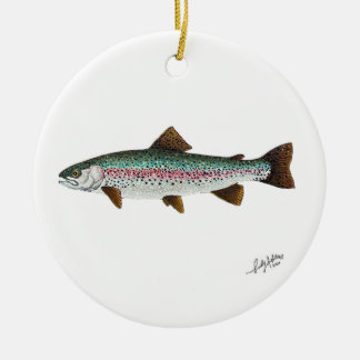 Regenboogforel Keramisch Ornament