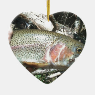 Regenboogforel Keramisch Ornament