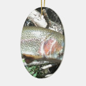 Regenboogforel Keramisch Ornament (Links)