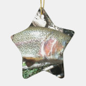 Regenboogforel Keramisch Ornament (Links)