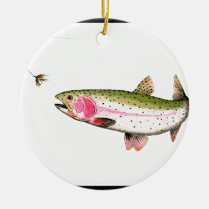 Regenboogforel Keramisch Ornament