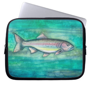 Regenboogforel Kunst Laptophoes Laptop Sleeve