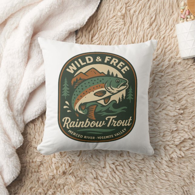 Regenboogforel Kussen (Deken)