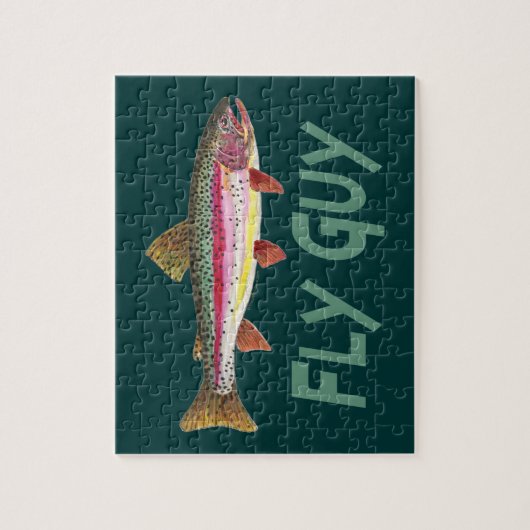 Regenboogforel Legpuzzel (Verticaal)