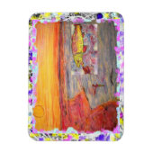 regenboogforel magneet (Verticaal)