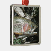 Regenboogforel Metalen Ornament (Rechts)