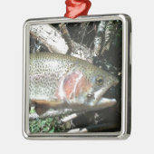 Regenboogforel Metalen Ornament (Links)