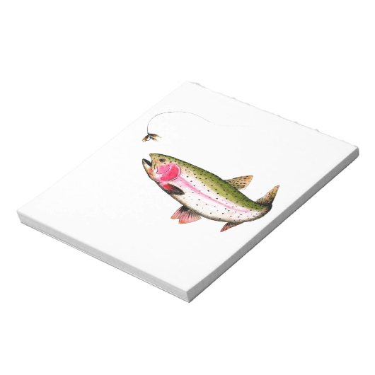 Regenboogforel Notitieblok (Linkerzijde)