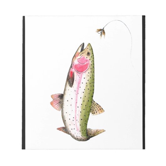 Regenboogforel Notitieblok (Voorkant)